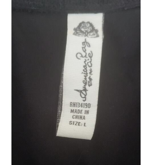 American Rag womans size L off the shoulder lace top whimsygoth boho witchy - Picture 4 of 5